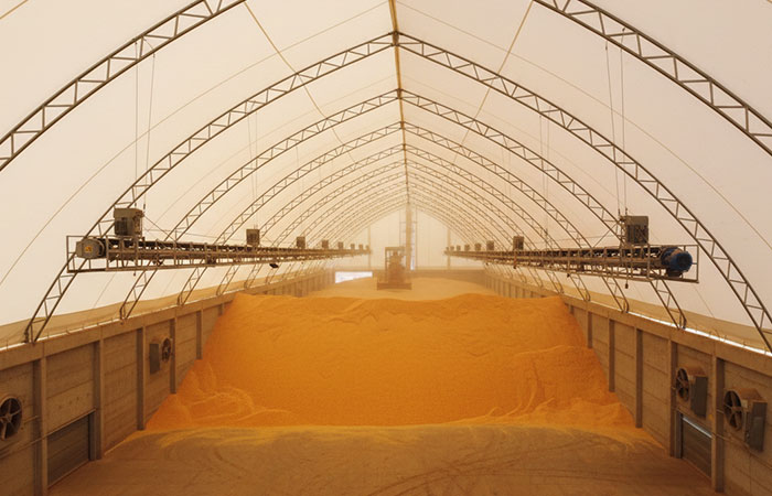 Estrutura interna de armazém